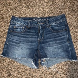 American Eagle Denim Midi Shorts